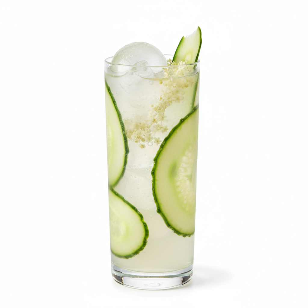 Salatalıklı Mürver Spritz